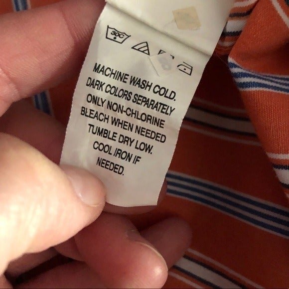 Chaps sz L Easy Care Long Sleeve Button Down Shirt - Picture 10 of 11